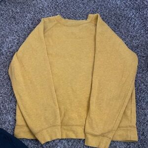 Yellow crew neck